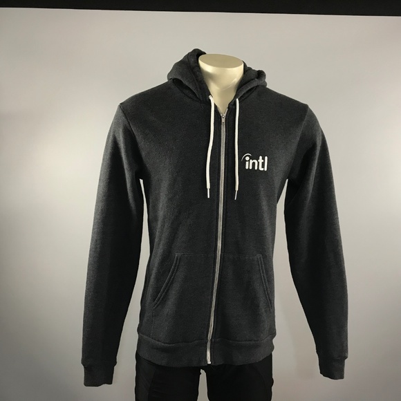 Int'l Indeed fleece full zipper hoodie front pouch unisex - Picture 5 of 8